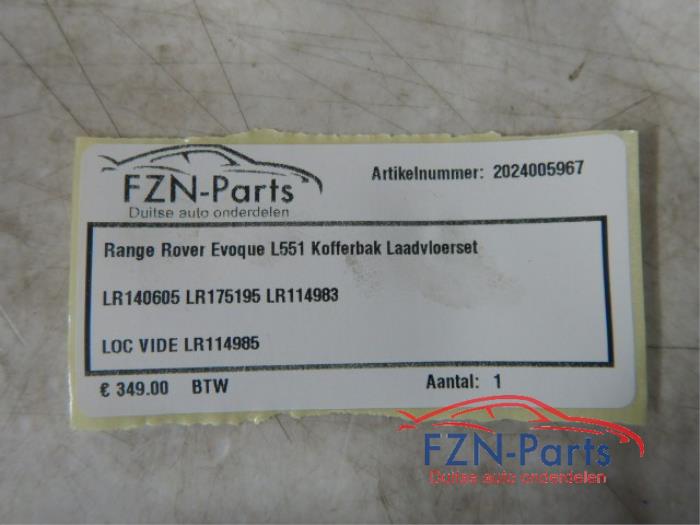 Vloerplaat bagageruimte Landrover Evoque (22745096)