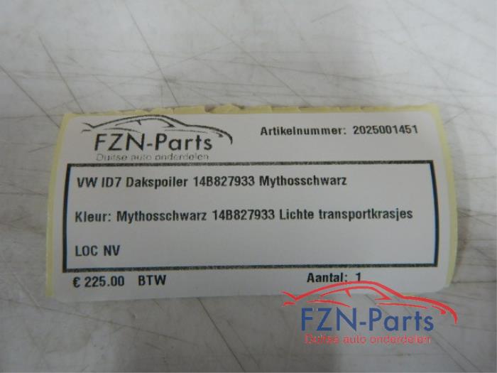 VW ID7 Dakspoiler