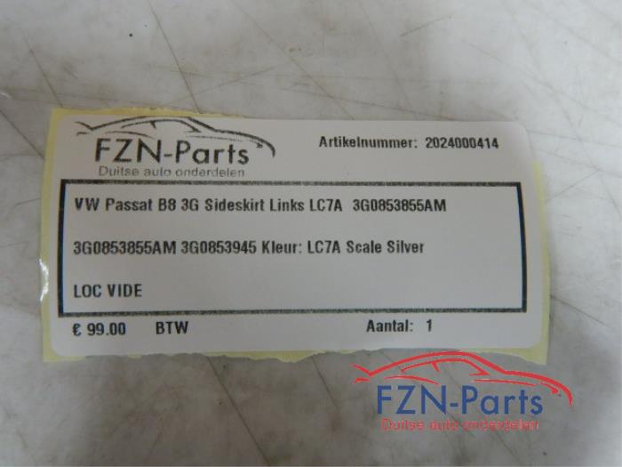 VW Passat B8 3G Sideskirt Links LC7A