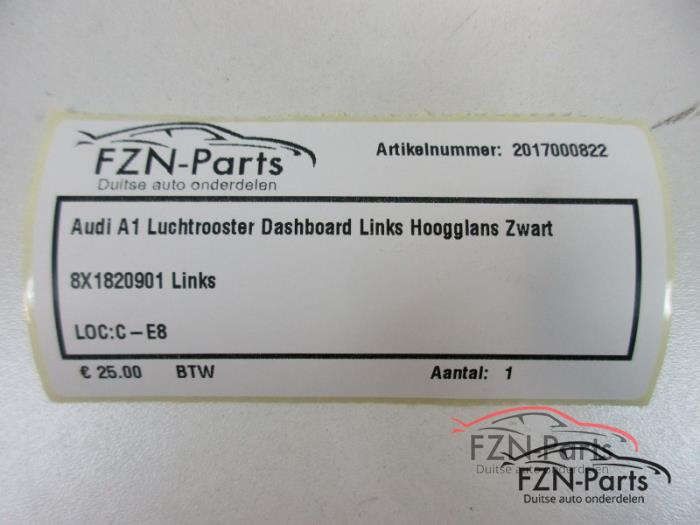 Luchtrooster Dashboard Audi A1 (22735922)