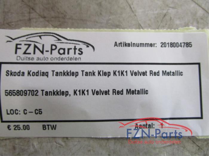 Tank Klep Skoda Kodiaq (22728326)
