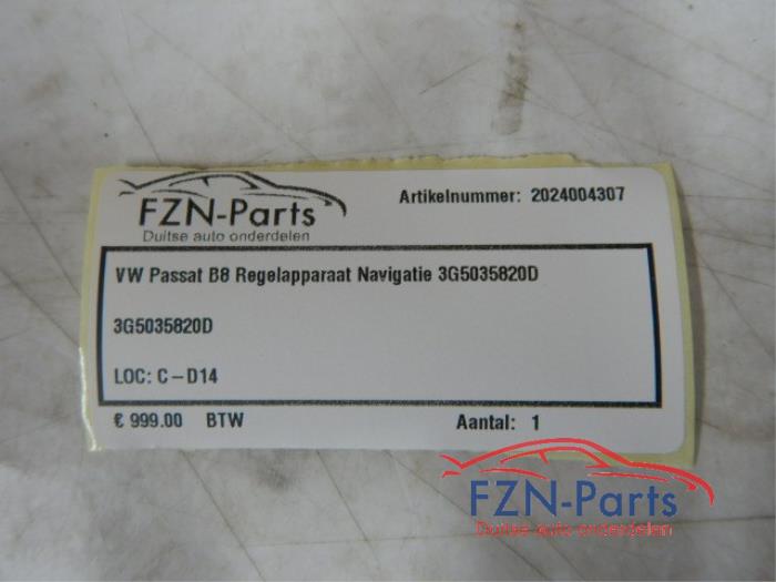 VW Passat B8 Regelapparaat Navigatie