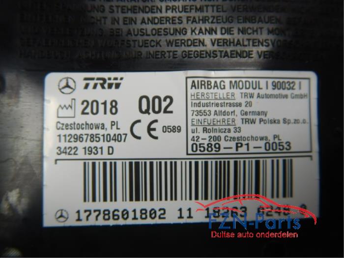Mercedes-Benz A-Klasse W177 Stoelairbag Rechts-voor