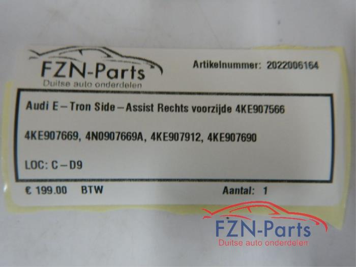 Audi E-Tron 4KE Side-assist Rechts Voorzijde