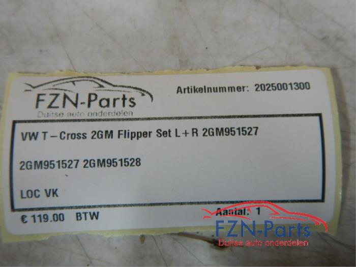 Schakelflipper set Volkswagen T-Cross (22741839)
