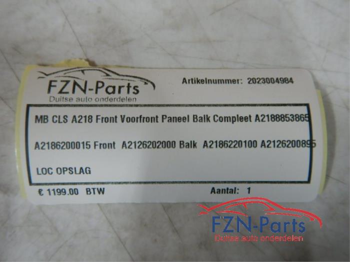 Frontdeel steun Mercedes CLS-Klasse (22738357)