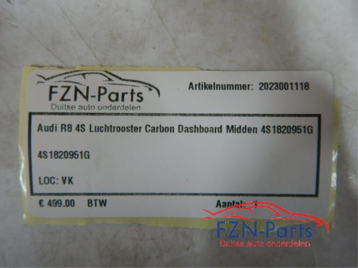 Luchtrooster Dashboard Audi R8 (22735834)