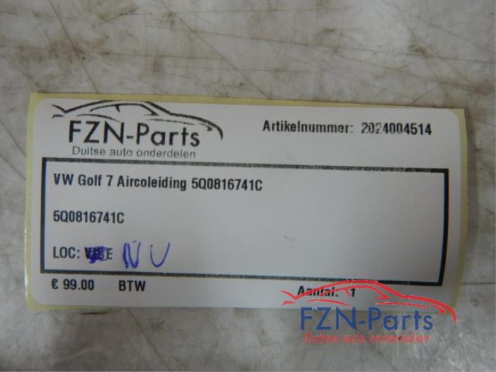 VW Golf 7 Aircoleiding