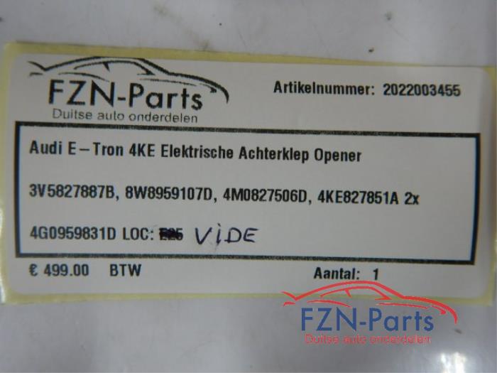 Achterklep motor Audi E-Tron (22744198)