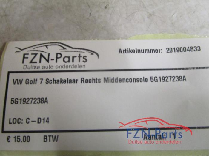 Schakelaar (diversen) Volkswagen Golf (22739299)