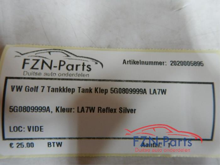 VW Golf 7 Tankklep Tank Klep LA7W