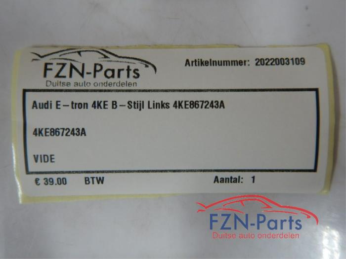 Audi E-Tron 4KE B-Stijl Links