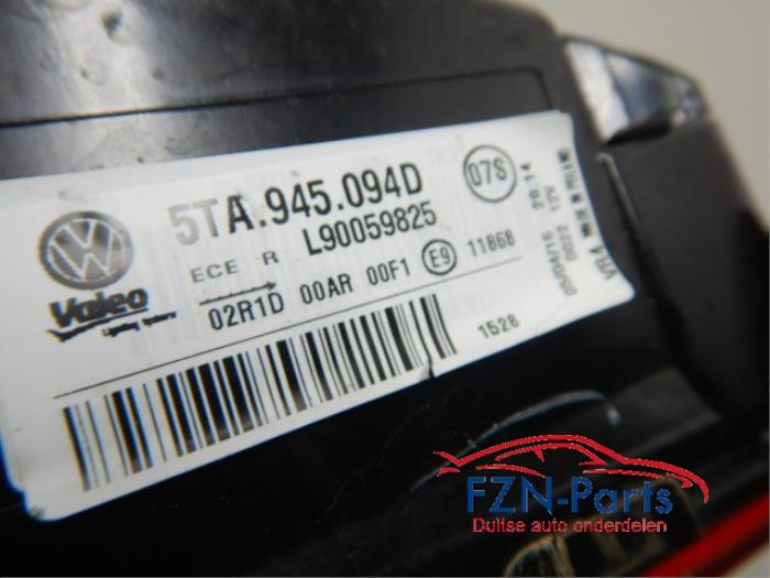 VW Touran 5TA Klep Achterlicht Rechts