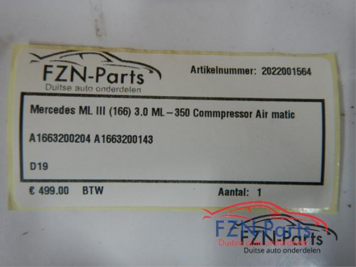 Compressor Mercedes Diversen (22739933)