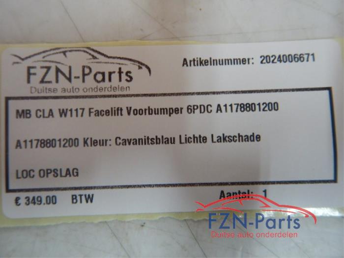Voorbumper Mercedes CLA (22722369)