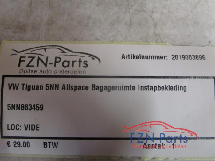 Bekleding bagageruimte Volkswagen Tiguan (22743085)