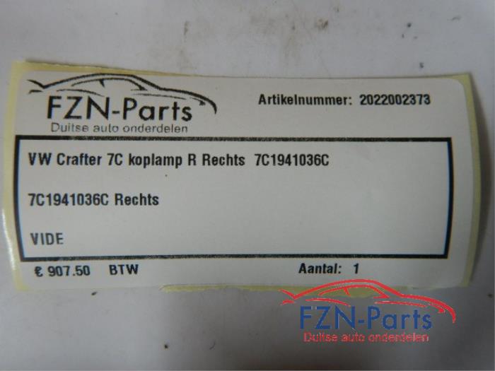 VW Crafter 7C Koplamp R Rechts