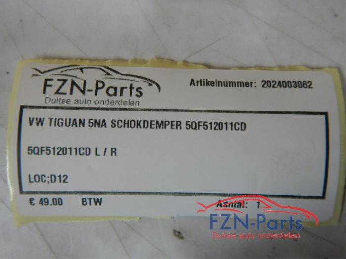 Schokdemper links-achter Volkswagen Tiguan (22738923)
