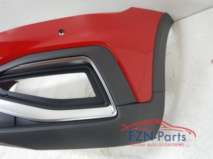 VW Passat B8 Facelift Alltrack Voorbumper 6PDC LY3D Kleur: LY3D Tornado Rood