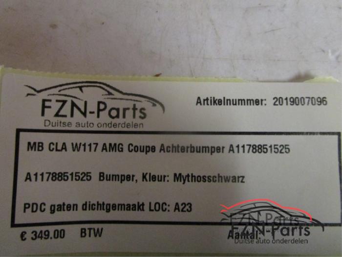 MERCEDES-BENZ CLA W117 AMG Coupe Achterbumper
