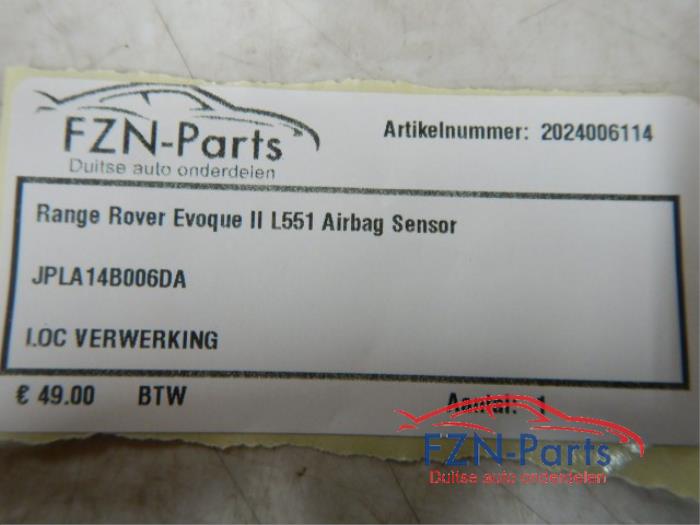 Airbag Sensor Landrover Evoque (22739624)