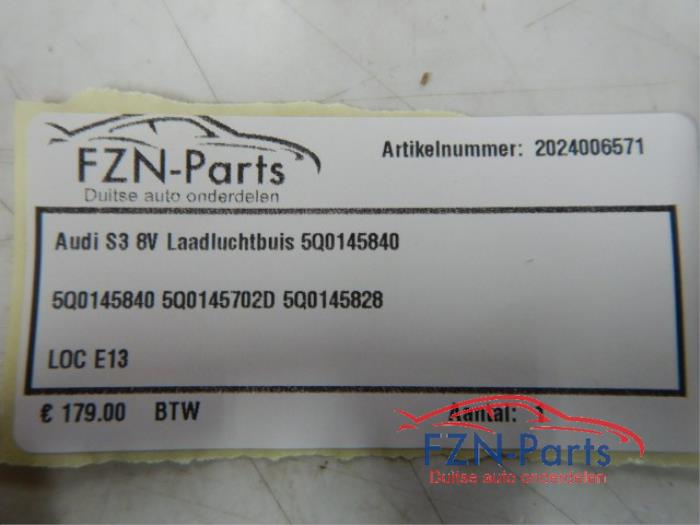 Audi S3 8V Laadluchtbuis
