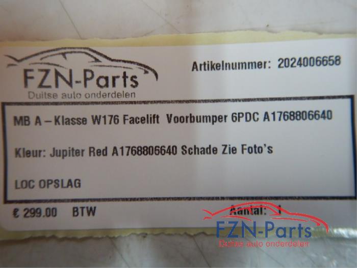 Mercedes-Benz A-Klasse W176 Facelift Voorbumper 6PDC A