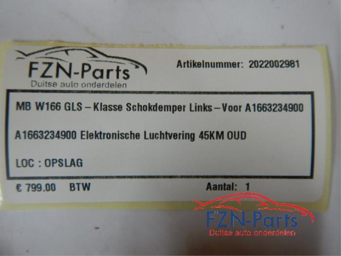 Schokdemperpoot links-voor Mercedes GLS-Klasse (22741946)