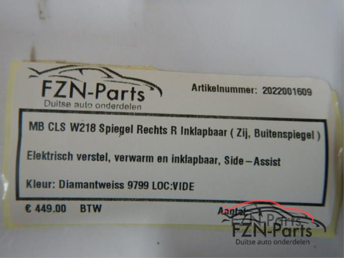 Mercedes-Benz CLS W218 Spiegel Rechts