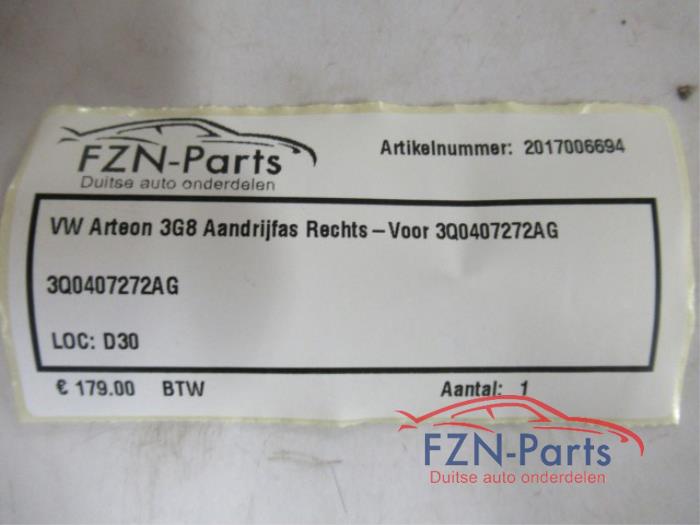 Aandrijfas rechts-voor Volkswagen Arteon (22725820)