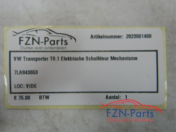 VW Transporter T6.1 Elektrische Schuifdeur Mechanisme
