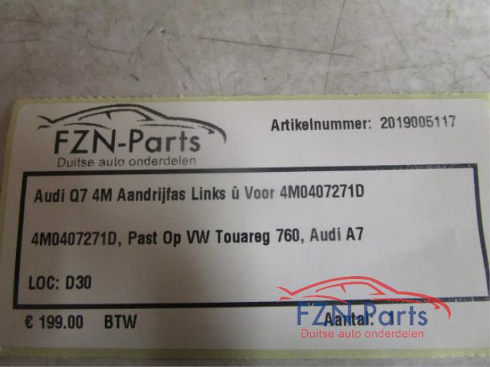 Audi Q7 4M Aandrijfas Links-Voor