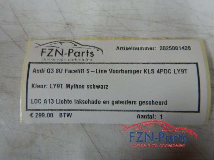 Voorbumper Audi Q3 (22721802)