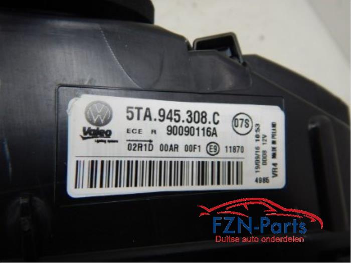 VW Touran 5TA LED Achterlicht Rechts ( Achterklep )