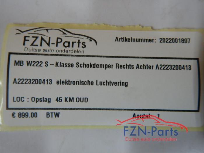 Schokdemper rechts-achter Mercedes S-Klasse (22740528)