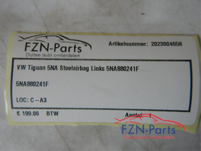 VW Tiguan 5NA Stoelairbag Links