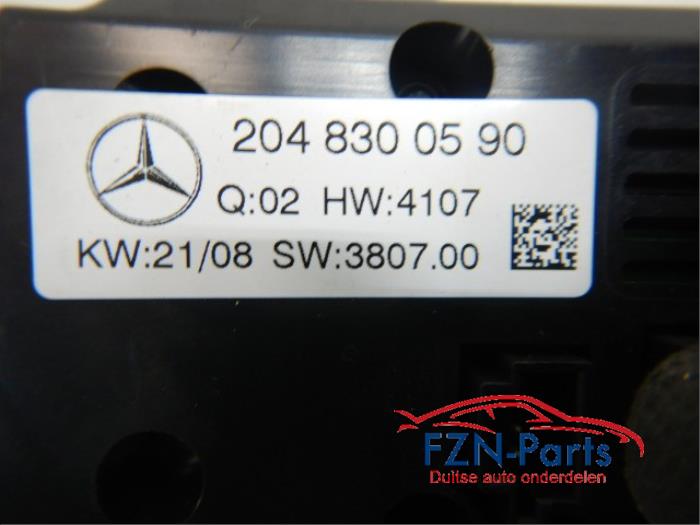 Climatronic Paneel Mercedes C-Klasse (22733166)