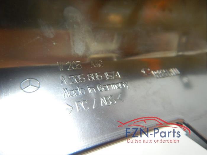 Mercedes-Benz C-Klasse W205 Voorbumper Inleg Midden Chrome