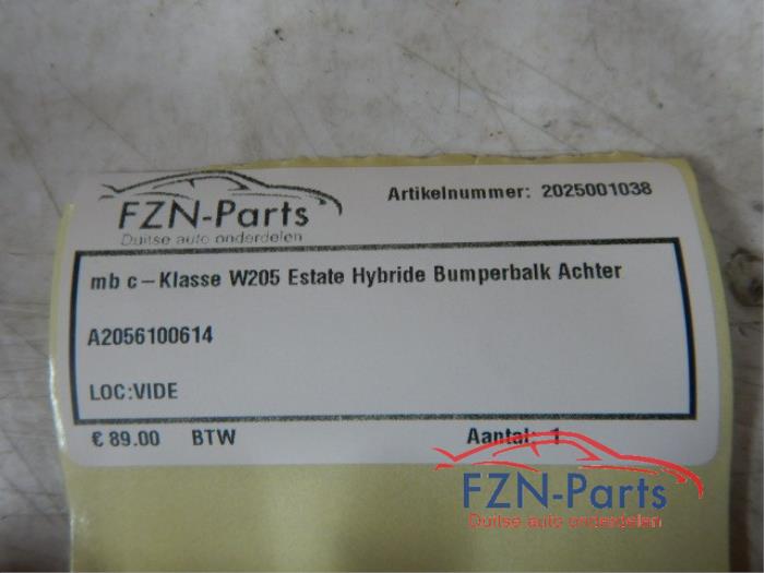 Mercedes-Benz C-Klasse C350E W205 Hybride Estate Bumperbalk achterzijde
