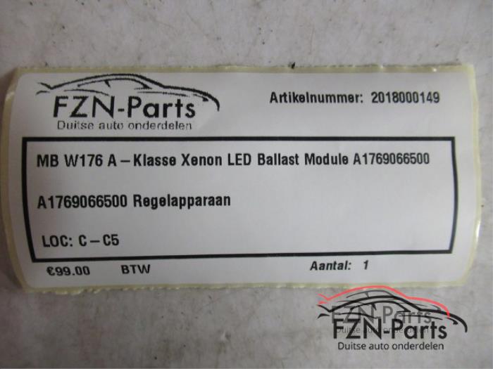 Mercedes-Benz W176 A-Klasse Xenon LED Ballast Module