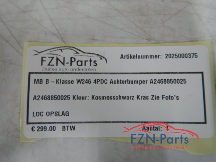 MB B-Klasse W246 4PDC Achterbumper A