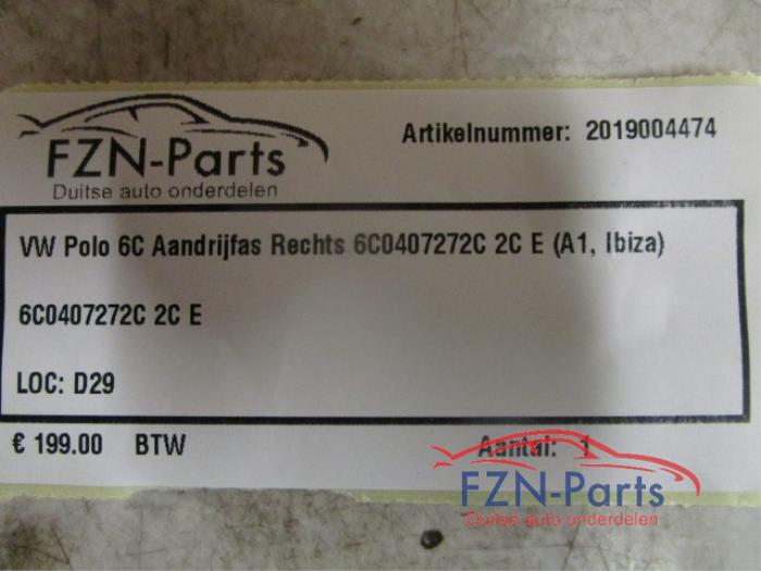 VW Polo 6C AAndrijfas Rechts