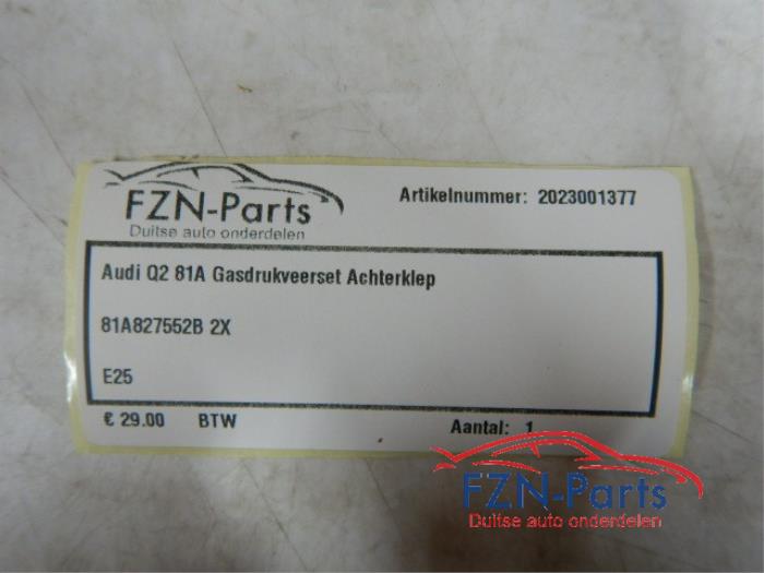 Set Gasdempers Achterklep Audi Q2 (22739638)