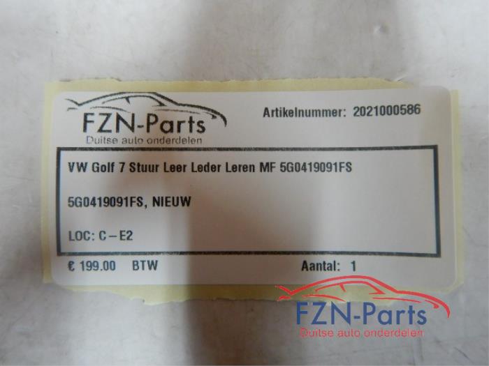 VW Golf 7 Stuur Leer Leder Leren MF