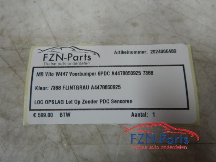 Voorbumper Mercedes Vito (22722057)