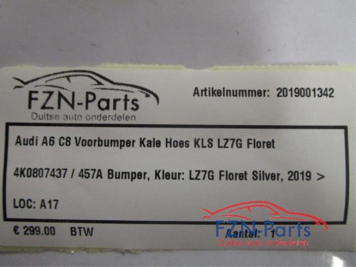 Audi A6 C8 Voorbumper Kale Hoes KLS LZ7G Floret