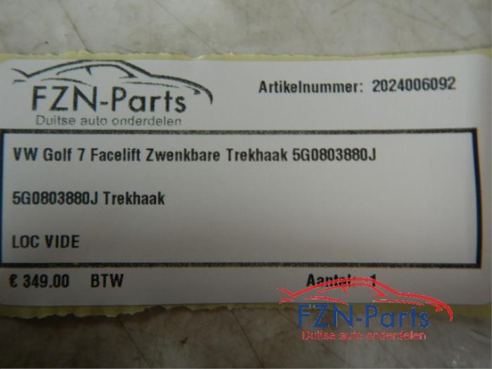 Trekhaak Volkswagen Golf (22728175)