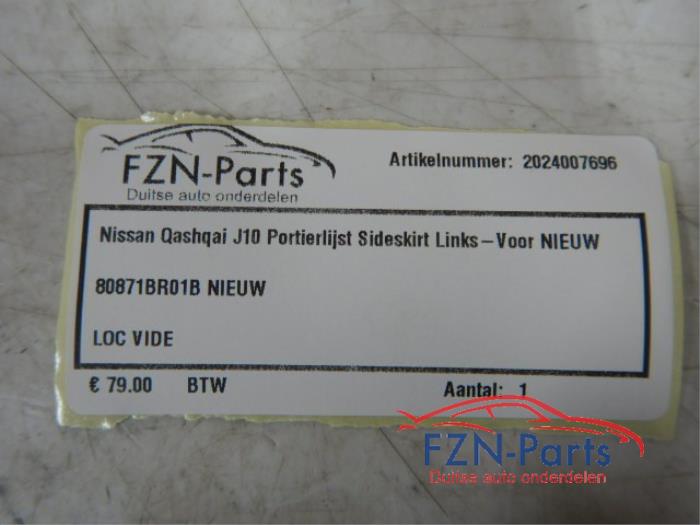 Nissan Qashqai J10 Portierlijst Sideskirt Links-voor