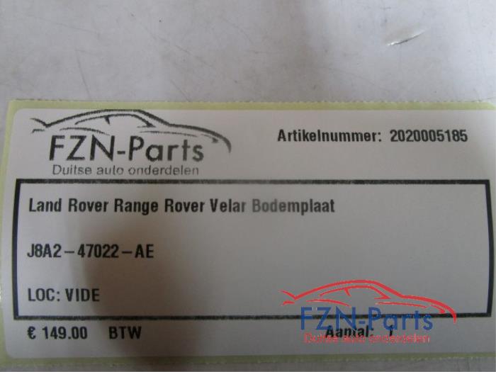 Land Rover Range Rover velar laatplaat