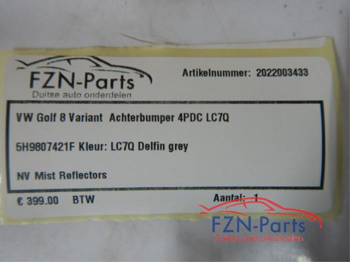 Achterbumper Volkswagen Golf (22723687)